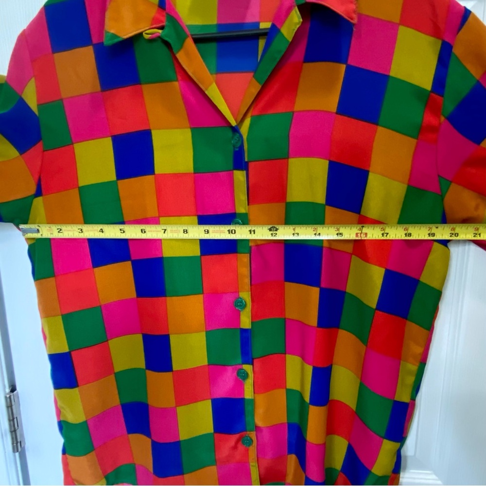 Colourful Checked Blouse - Picture 5 of 5
